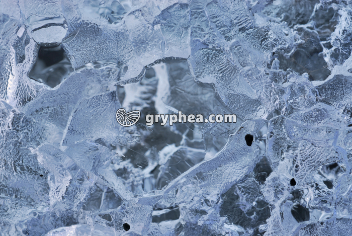 Glace d'un glacier en cours de fonte - gryphea.com